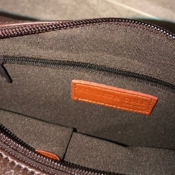 Kenneth Cole Mini Leather Hobo Bag EUC - Picture 10 of 11